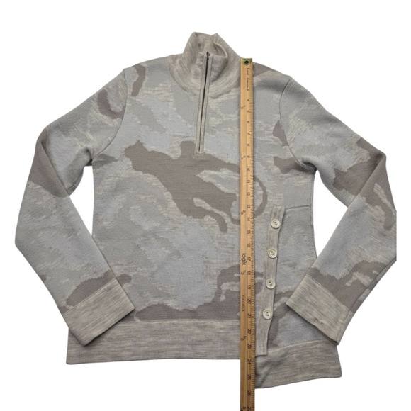 Nau 1/4 Zip Beige Wool Pullover Sweater - Picture 12 of 12